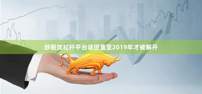 炒股加杠杆平台谜团直至2019年才被解开